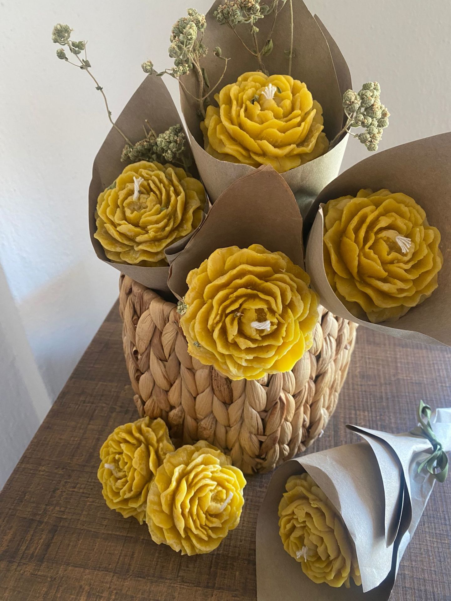 GÜLÜMSE ( 5 ADET ) BALMUMU MUM