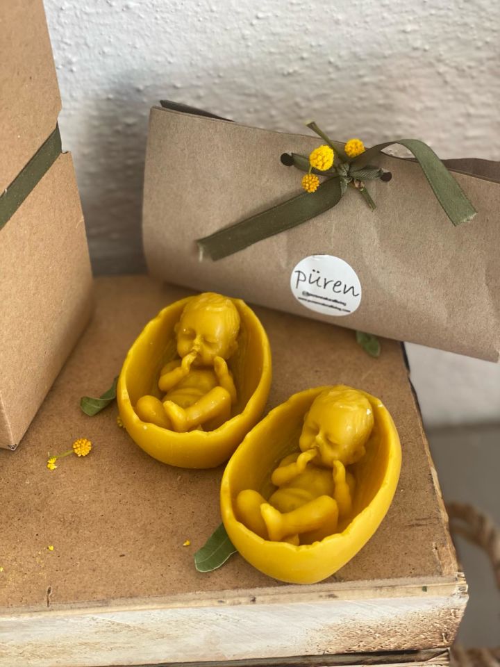 YENİ DOĞAN BEBEK - Balmumu Mumlar  - 20 adet